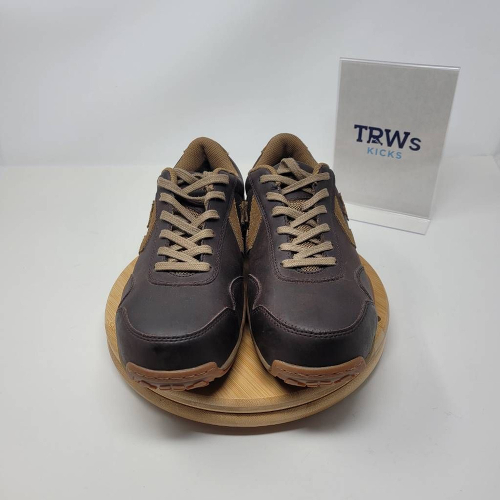 Converse Mens Oxfords Work Shoes Brown Lace Up Low Top Round Toe 5M